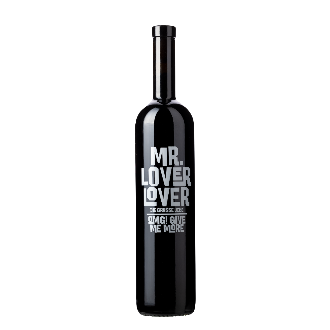 Große Liebe – Mr. Lover Lover, zweite Ansicht mit Zusatz „OMG! Give me more“