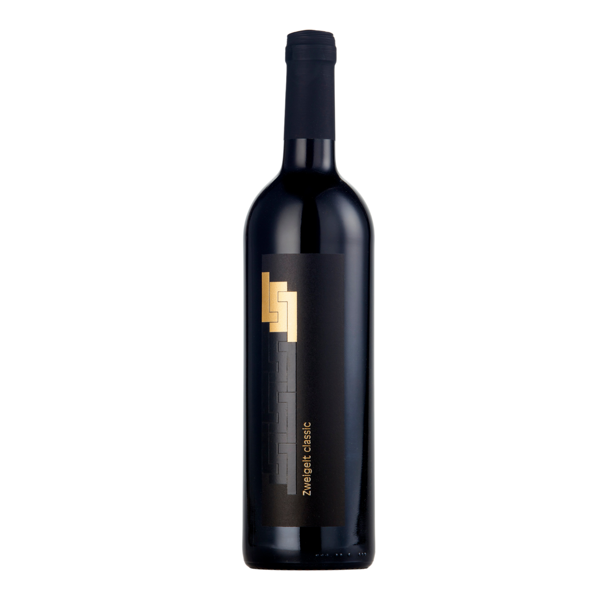 Flasche Zweigelt classic mit goldenem Lang-Monogramm
