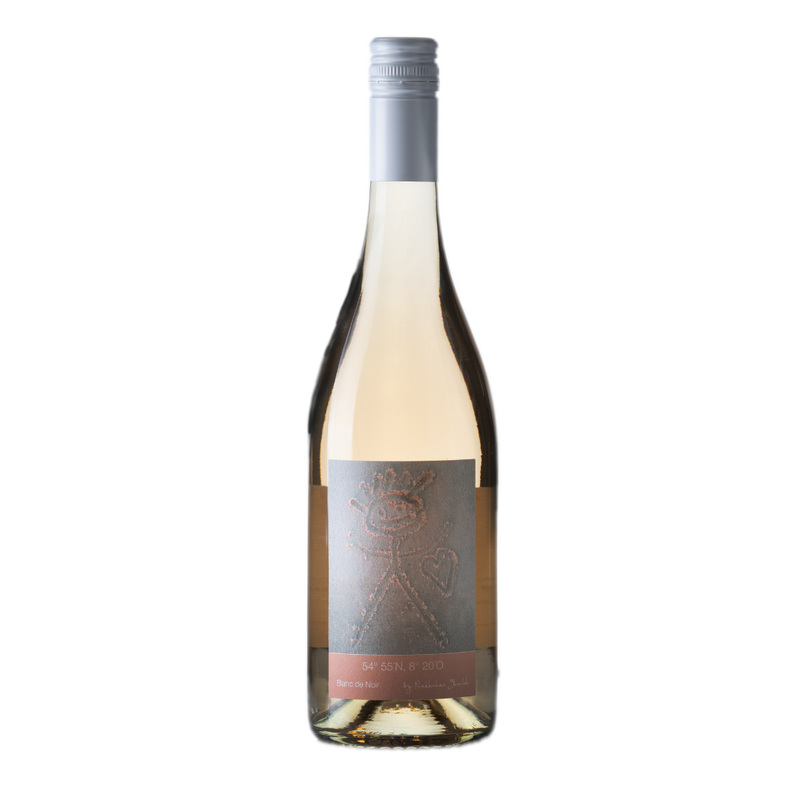 Flasche Blanc de Noir by Rakhshan Zhouleh, weiß gekelterter Rotwein